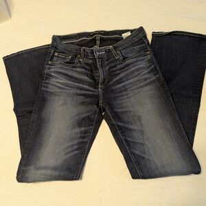 Big Star Women's Straight Leg Jeans in Dark Indigo Fade